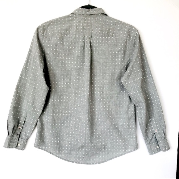 Tommy Hilfiger Gray Button Down Shirt - Picture 3 of 6